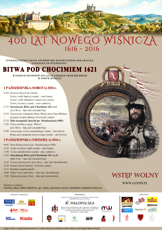 Bitwa pod Chocimiem Nowy Wiśnicz plakat